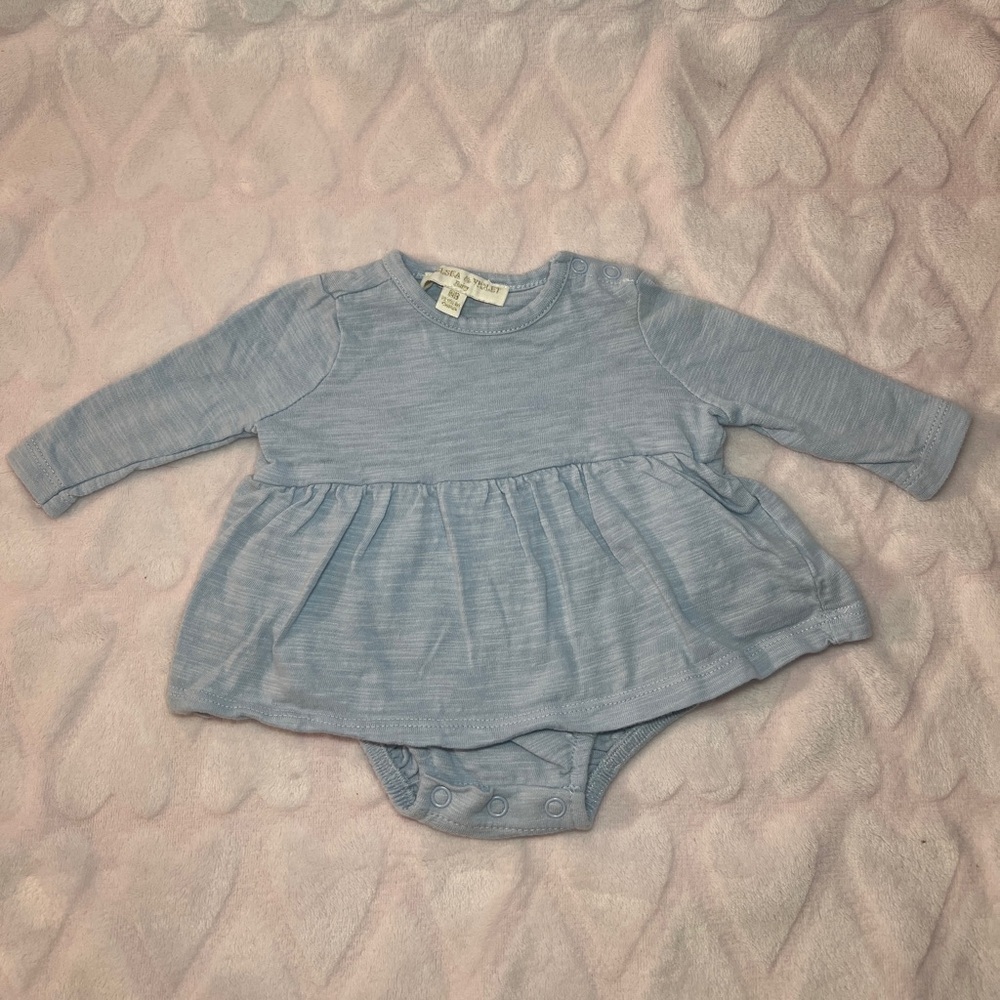 Chelsea & Violet One Piece Baby Girl Long Sleeve Summer Dress Newborn